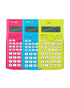 Calculator, Deli, Scientific, 12 digits, mixed, 1 piece