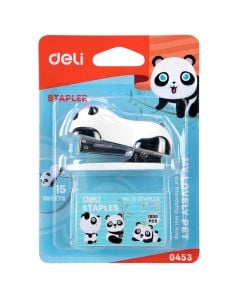 Stepler, Deli, Panda, no. 10, white/black, 1 piece