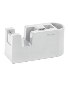 Paper sticker holder, Deli NU, plastic, 13.5x5.3x6.5 cm, white, 1 piece