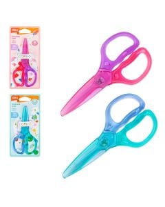 Scissors, Deli, plastic, 12 cm, mixed, 1 piece
