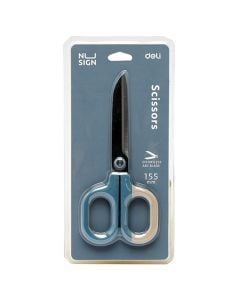 Scissors, Deli NU, metal, 14.5 cm, mixed, 1 piece