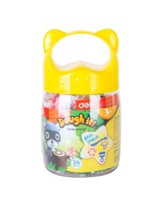 Plasticine, Deli, characters, mix, 280 gr, 24 colors, 1 pack