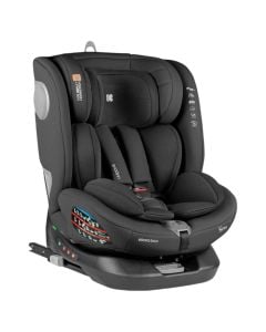 Car seat, Kikka Boo, i-Moove i-SIZE, black, 40-150 cm, 1 piece