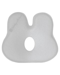 Baby pillow, Kikka Boo, Bunny Airknit, 28x25 cm, gray, 1 piece