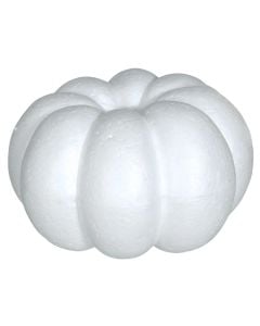 Pumpkin for coloring, halloween, 18x10 cm, white, 1 piece