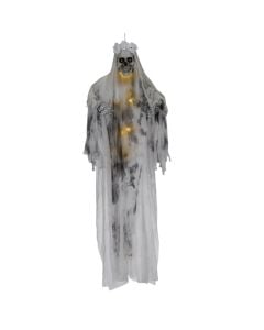Hanging Halloween decoration, Bride, with lights, 180 cm, 1 piece