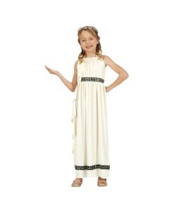 Halloween costume for girls, Roman, 10-12 years, polyester, 1 piece