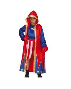 Halloween costume for boys, Boxer, 7-9 years, polyester, 1 piece