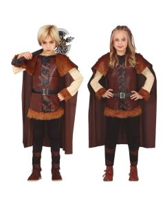 Halloween costume for boys, Viking, 7-9 years, polyester, 1 piece