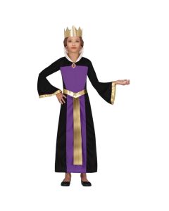 Halloween costume for girls, Regina Viola, 7-9 years, polyester, 1 piece