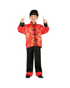 Halloween costume for boys, Chinese, 5-6 years old, polyester, 1 piece