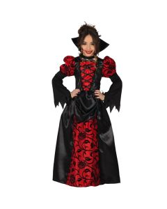 Halloween costume for girls, Vampire, 5-6 years, polyester, 1 piece