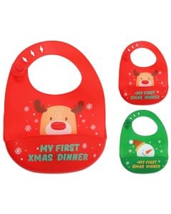 Silicone pacifier for children, Christmas, 28 cm, mixed, 1 piece