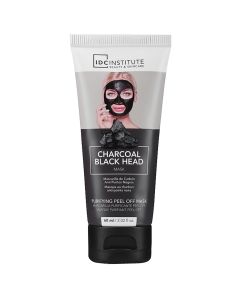 Black face mask, IDC Institute, charcoal, cleans/eliminates pores, 60 ml, 1 piece