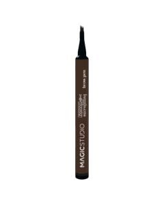 Eyebrow pencil with micropigmentation effect, Magic Studio, dark brown, 1 piece