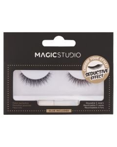 Eyelashes, Magic Studio, with adhesive, 1 pack