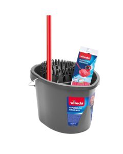 Cleaning bucket set, Vileda, Supermocio, Universal, gray, 1 piece