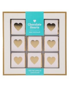 Heart-shaped chocolate, Napolitains, 55 gr, 1 package