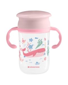 Baby feeding bottle, Kikka boo, Deep Sea, 360°, 300 ml, pink, 1 piece