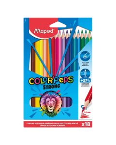 Colored pencils, Maped, Color Peps Strong, 18 colors, 1 pack
