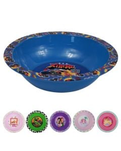 Baby food bowl, plastic, mixed, 15.7 cm, 1 piece