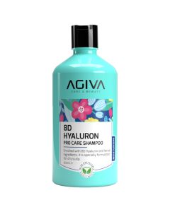 Shampoo for dry hair, Agiva, 8D Hyaluron, Pro Care, 500 ml, 1 piece