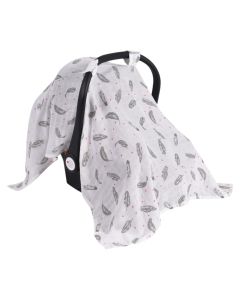 Car seat cover, Cangaroo, white, 110x81 cm, 1 piece