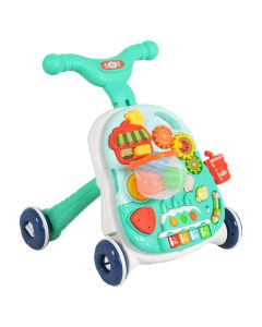 Baby walker, 2 in 1, with music, mint, 1 piece