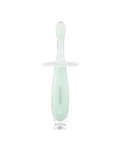 Silicone toothbrush for babies, mint, +6 months, 1 piece