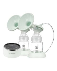 Electric breast pump, Kikka Boo, Nessa, LED, 9 levels, 150 ml bottle, diameter 88/24 mm, mint, 1 piece