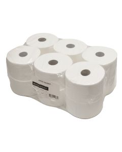 Toilet paper, Rotex, mini jumbo, 2V, 6 rolls, d170, 114m, 1 pack