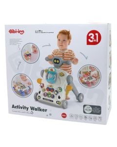 Baby walker, 3 in 1, blue, 39x35x14 cm, 1 piece