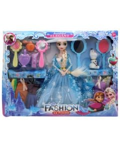 Children's toy, doll, Elsa/Anna, with accessories, 28 cm, mixed, 1 piece