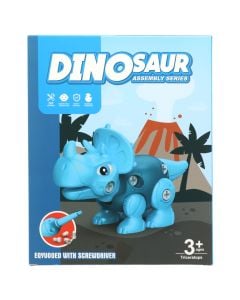 Children's toy, Triceratops dinosaur, educational, blue, 1 piece