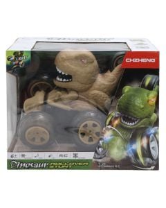 Children's toy, dinosaur car, battery-operated, green, 1 piece
