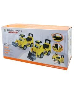 Children's construction car, with music, yellow, 1 piece