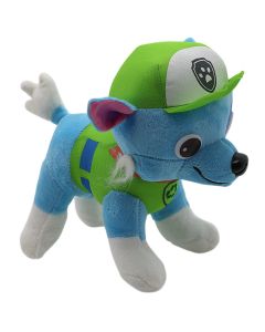 Teddy bear, Paw Patrol, Rocky, blue/green, 23 cm, 1 piece