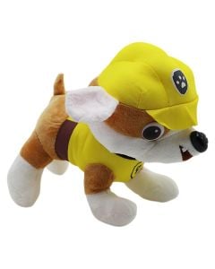 Teddy bear, Paw Patrol, Rubble, yellow/white, 23 cm, 1 piece
