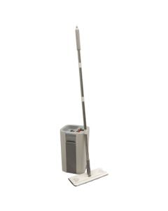 Parquet cleaning bucket set, 2 compartments, 23x23x38.5 cm, gray, 1 piece