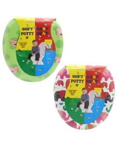 Children's toilet seat, plastic, mixed, 1 piece