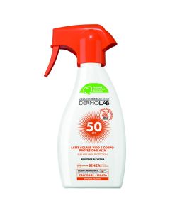 Sun milk, Dermolab, for face and body, SPF 50, 250 ml, 1 piece