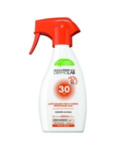Sun milk, Dermolab, for face and body, SPF 30, 250 ml, 1 piece