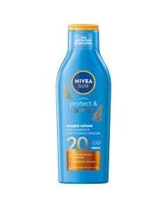 Sunscreen, Nivea, Protect & Bronze, SPF 20, 200 ml, 1 piece