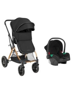 Baby stroller set, Kikka Boo, One, 2 in 1, 0-15 kg, black, 1 piece