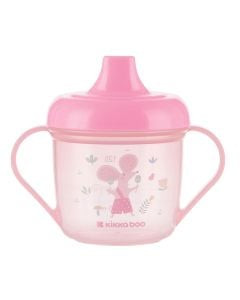 Children's cup, Kikka Boo, Forest Party, 150 ml, +8 months, pink, 1 piece