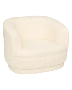 Children's armchair, Teddy, white, 45x41.5x36 cm, 1 piece