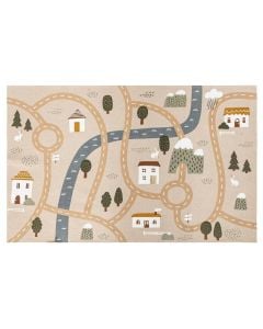 Children's room rug, Niels, jute, cotton, 150x100 cm, 1 piece