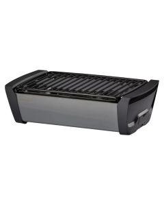 Charcoal table barbecue, Enders, Aurora, stainless steel/enamelled steel, 26x47 cm, grey, 1 piece