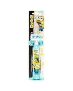 Electric toothbrush for children, Mr White, Minions, +4 years, yellow, 1 piece