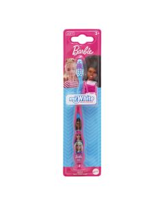 Children's manual toothbrush, Barbie, +4 years, pink, 1 piece